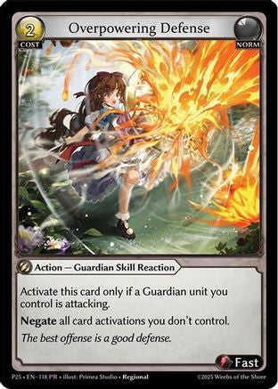 Overpowering Defense (118) - Promotional Cards Foil