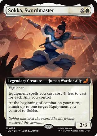 Sokka, Swordmaster (Extended Art) (TLE-174) - Avatar: The Last Airbender: Eternal-Legal