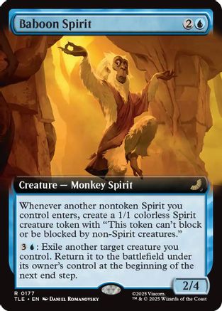 Baboon Spirit (Extended Art) (TLE-177) - Avatar: The Last Airbender: Eternal-Legal Foil