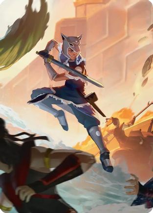 Sokka's Charge Art Card (ASTLA-) - Art Series: Avatar: The Last Airbender