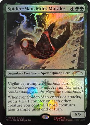 Spider-Man, Miles Morales (UMP-008) - Unique and Miscellaneous Promos Foil