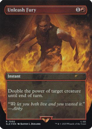 Unleash Fury (Rainbow Foil) (SLD-7050) - Secret Lair Drop Series Foil