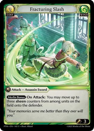Fracturing Slash (145) - Phantom Monarchs Foil