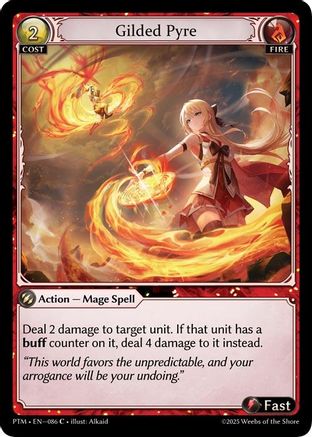 Gilded Pyre (086) - Phantom Monarchs Foil