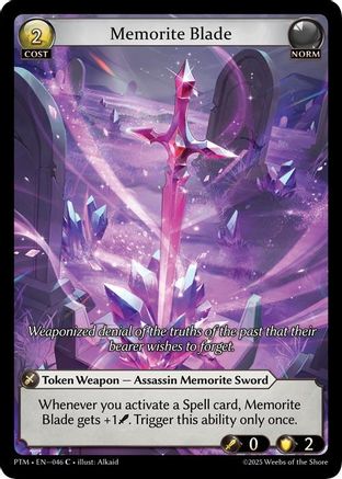 Memorite Blade (046) - Phantom Monarchs Foil