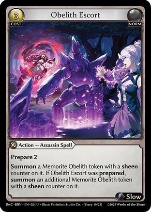 Obelith Escort (024) - Merlin Re Collection Brilliant Vestige