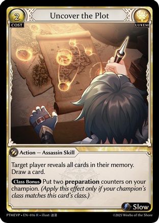 Uncover the Plot (016) - Phantom Monarchs Event Pack Foil