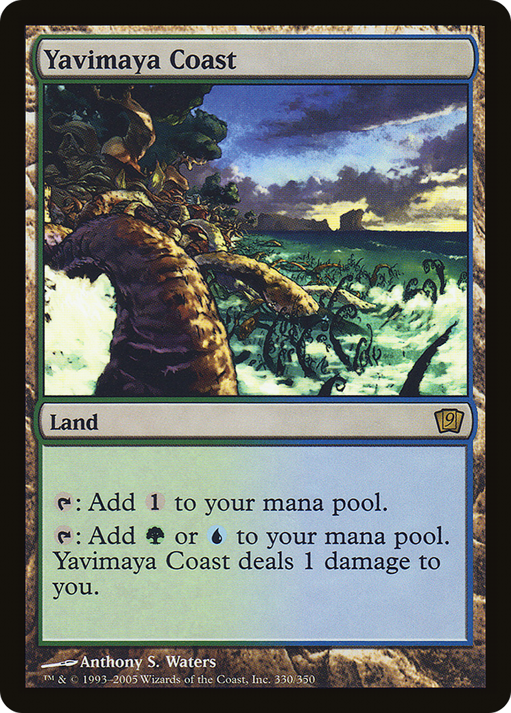 Yavimaya Coast (9ED-330★) - 9th Edition Foil
