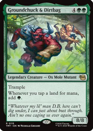 Groundchuck & Dirtbag (TMT-115) - Teenage Mutant Ninja Turtles Foil