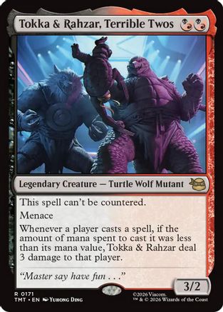 Tokka & Rahzar, Terrible Twos (TMT-171) - Teenage Mutant Ninja Turtles Foil