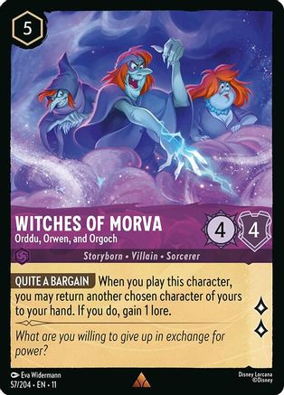 Witches of Morva - Orddu, Orwen, and Orgoch (57/204) - Winterspell