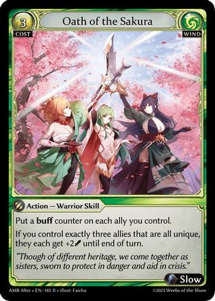 Oath of the Sakura (185) - Mortal Ambition Alter Edition
