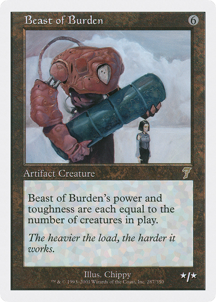 Beast of Burden (7ED-287★) - 7th Edition Foil