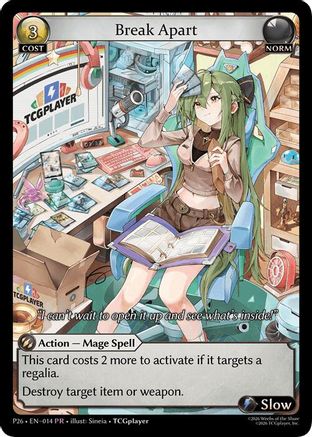 Break Apart (014) - Promotional Cards