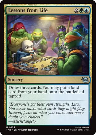 Lessons from Life (TMT-155) - Teenage Mutant Ninja Turtles