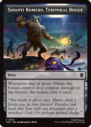 Savanti Romero, Temporal Rogue (TMC-012) - Commander: Teenage Mutant Ninja Turtles