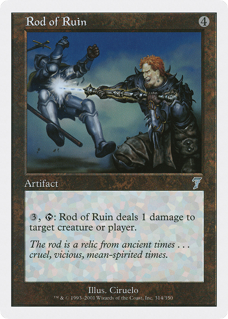 Rod of Ruin (7ED-314★) - 7th Edition Foil