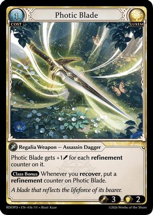 Photic Blade (036) - Radiant Origins Pantheon