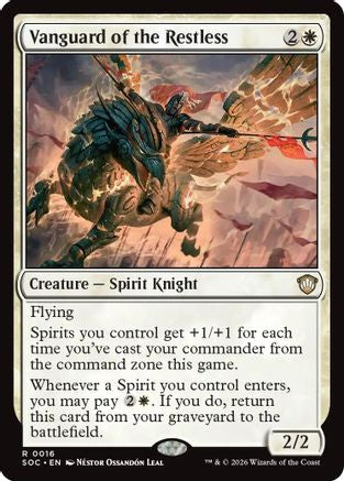 Vanguard of the Restless (SOC-016) - Commander: Secrets of Strixhaven