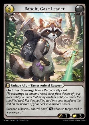 Bandit, Gaze Leader (052) - Radiant Origins
