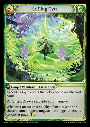Stifling Gyre (288) - Radiant Origins Foil