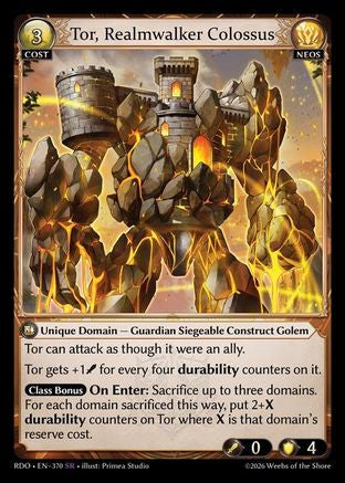 Tor, Realmwalker Colossus (370) - Radiant Origins