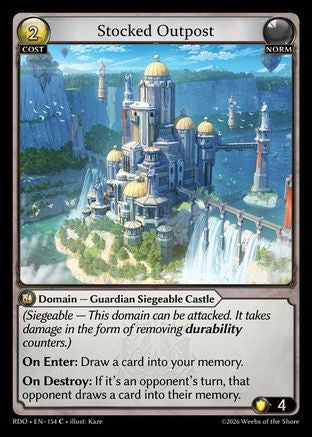 Stocked Outpost (Curio Foil) (154) - Radiant Origins Foil