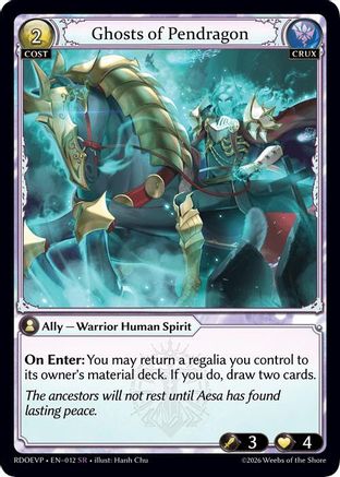 Ghosts of Pendragon (012) - Radiant Origins Event Pack Foil