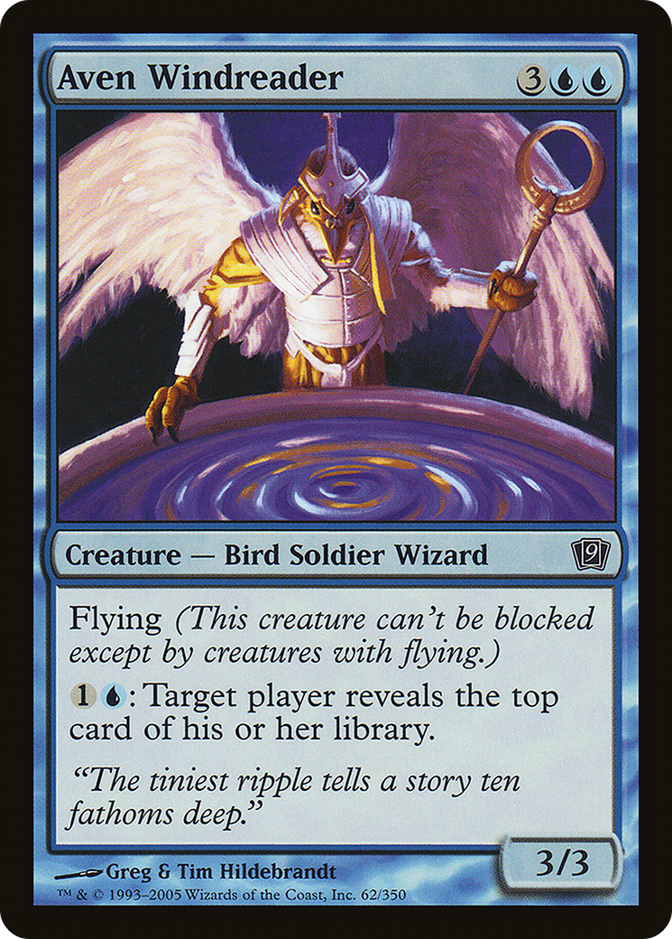 Aven Windreader (9ED-062) - 9th Edition Foil