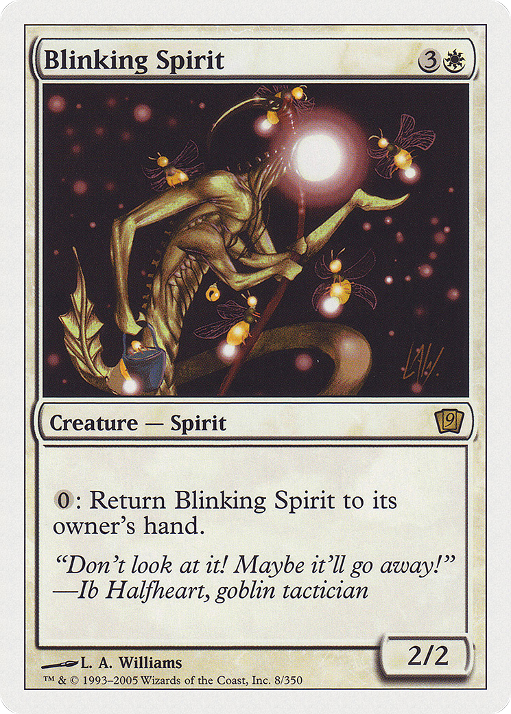 Blinking Spirit (9ED-08★) - 9th Edition Foil
