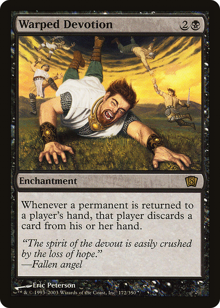 Warped Devotion (8ED-172★) - 8th Edition Foil