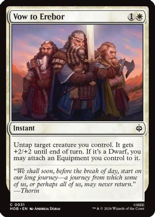 Vow to Erebor (HOB-031) - The Hobbit Foil