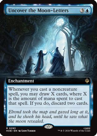 Uncover the Moon-Letters (Extended Art) (HOB-293) - The Hobbit Foil