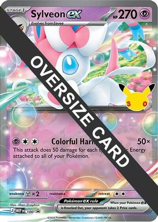Sylveon ex (30th Celebration) 100 Jumbo Cards - Promo