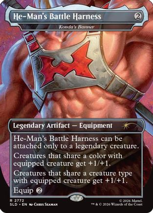 He-Man's Battle Harness - Konda's Banner (SLD-2772) - Secret Lair Drop Series