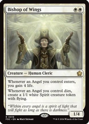 Bishop of Wings (FDC-019) - Commander: Foundations