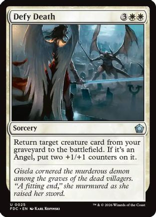 Defy Death (FDC-025) - Commander: Foundations