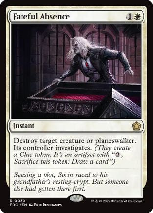 Fateful Absence (FDC-030) - Commander: Foundations