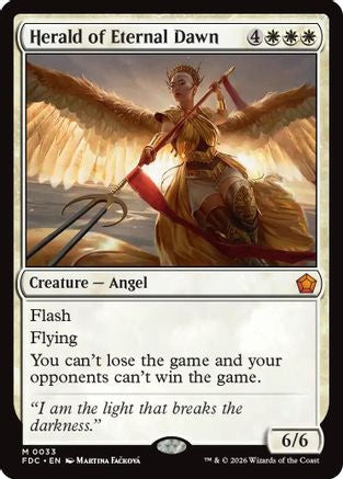 Herald of Eternal Dawn (FDC-033) - Commander: Foundations