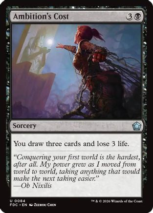 Ambition's Cost (FDC-084) - Commander: Foundations