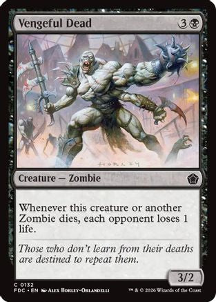 Vengeful Dead (FDC-132) - Commander: Foundations