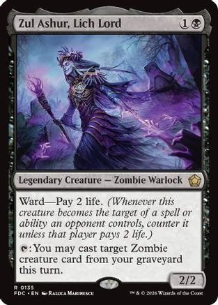 Zul Ashur, Lich Lord (FDC-135) - Commander: Foundations