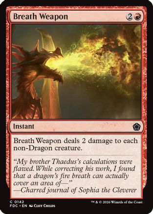 Breath Weapon (FDC-142) - Commander: Foundations