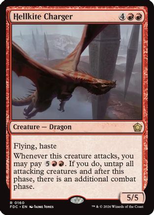 Hellkite Charger (FDC-160) - Commander: Foundations