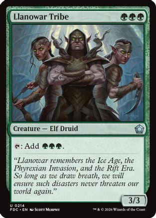 Llanowar Tribe (FDC-214) - Commander: Foundations