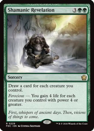 Shamanic Revelation (FDC-229) - Commander: Foundations