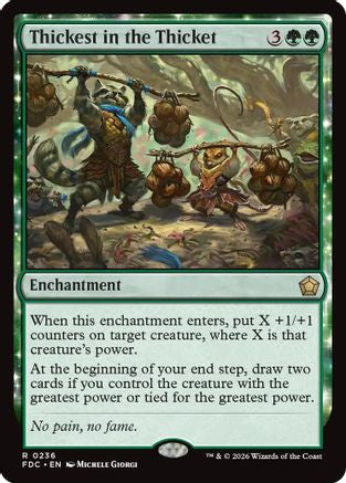 Thickest in the Thicket (FDC-236) - Commander: Foundations