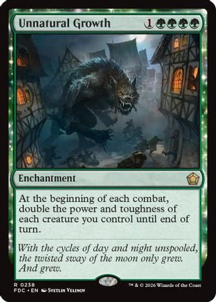 Unnatural Growth (FDC-238) - Commander: Foundations