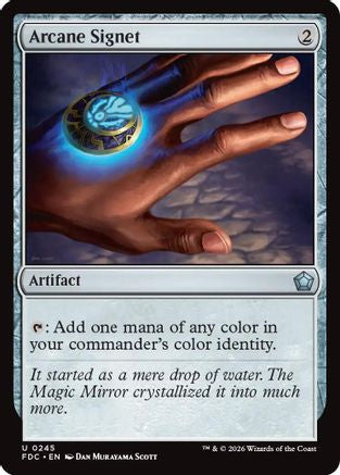 Arcane Signet (0245) (FDC-245) - Commander: Foundations