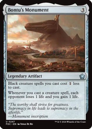 Bontu's Monument (FDC-247) - Commander: Foundations